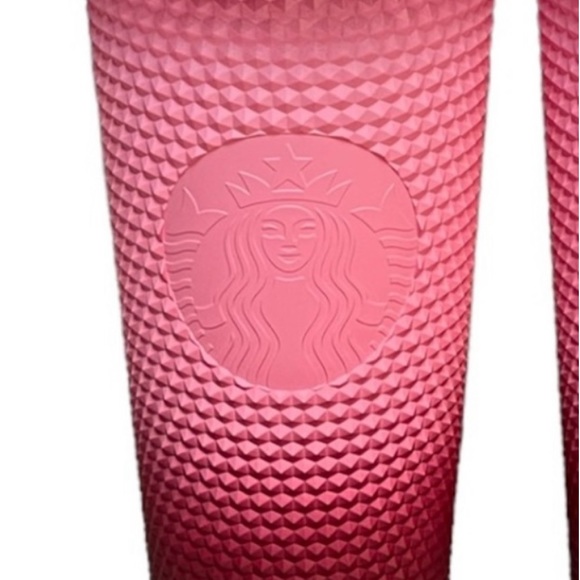 NWT Starbucks tumbler in Waxberry, pink ombré studded, venti - Picture 7 of 7